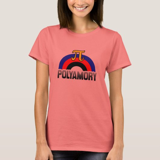 POLYAMORY RAINBOW FLAG T-Shirt (Vorderseite)