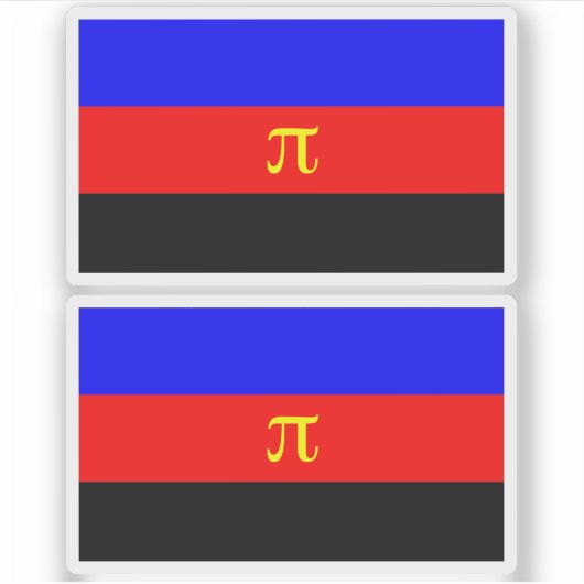 Polyamory-Stolperflagge Aufkleber (Vorderseite)