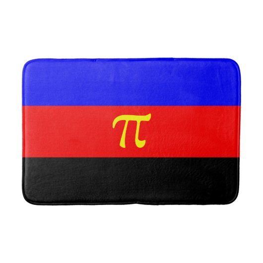 Polyamory-Stolperflagge Badematte (Vorderseite)