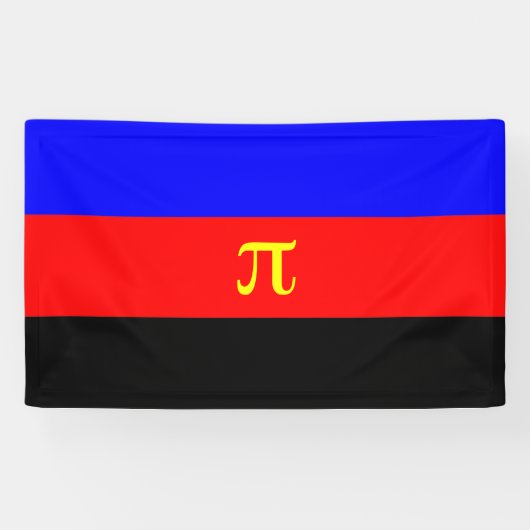 Polyamory-Stolperflagge Banner (Horizontal)