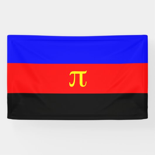 Polyamory-Stolperflagge Banner (Horizontal)