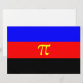 Polyamory-Stolperflagge Briefpapier (Vorne/Hinten)