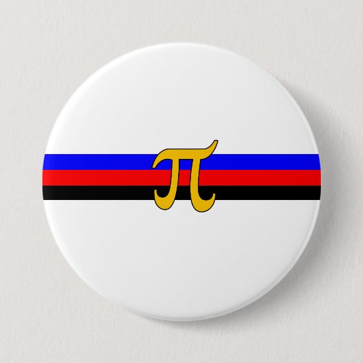 Polyamory-Stolperflagge Button (Vorderseite)