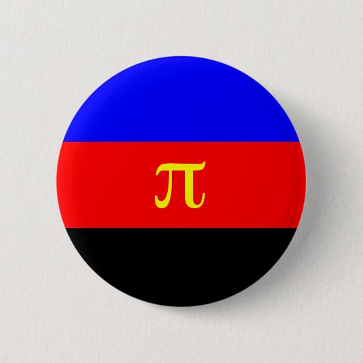 Polyamory-Stolperflagge Button (Vorderseite)