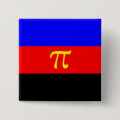 Polyamory-Stolperflagge Button (Vorderseite)