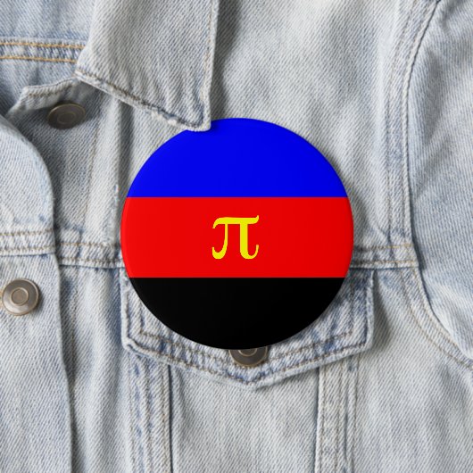 Polyamory-Stolperflagge Button (Beispiel)
