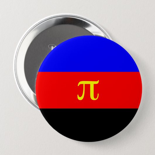 Polyamory-Stolperflagge Button (Vorne & Hinten)