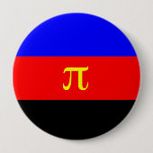 Polyamory-Stolperflagge Button (Vorderseite)