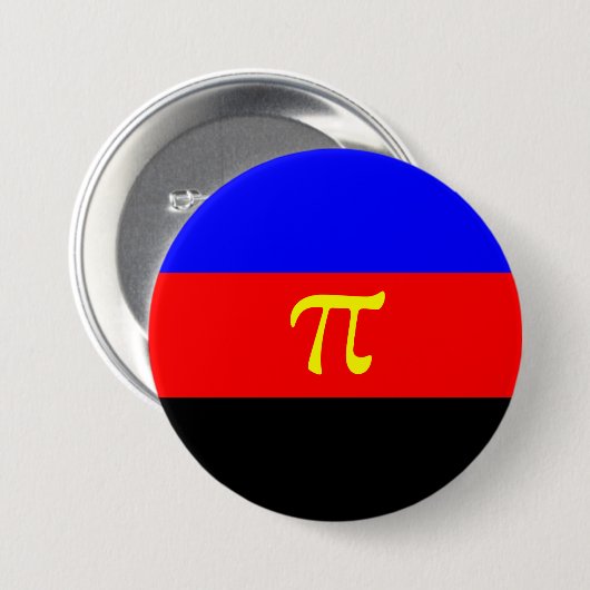 Polyamory-Stolperflagge Button (Vorne & Hinten)