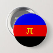 Polyamory-Stolperflagge Button (Vorne & Hinten)