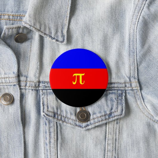Polyamory-Stolperflagge Button (Beispiel)