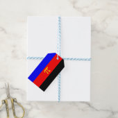 Polyamory-Stolperflagge Geschenkanhänger (Mit Garn)