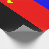 Polyamory-Stolperflagge Geschenkpapier (Ecke)