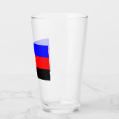 Polyamory-Stolperflagge Glas (Links)