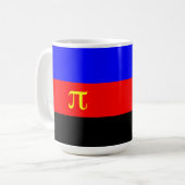 Polyamory-Stolperflagge Kaffeetasse (Vorderseite Links)