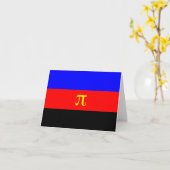Polyamory-Stolperflagge Karte (Gelbe Blume)