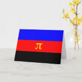 Polyamory-Stolperflagge Karte (Gelbe Blume)