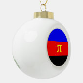 Polyamory-Stolperflagge Keramik Kugel-Ornament (Links)