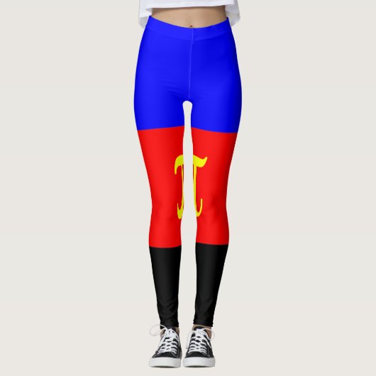 Polyamory-Stolperflagge Leggings (Vorderseite)