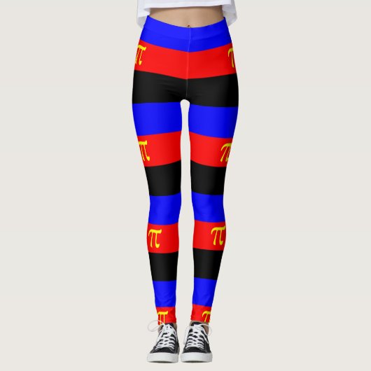Polyamory-Stolperflagge Leggings (Vorderseite)