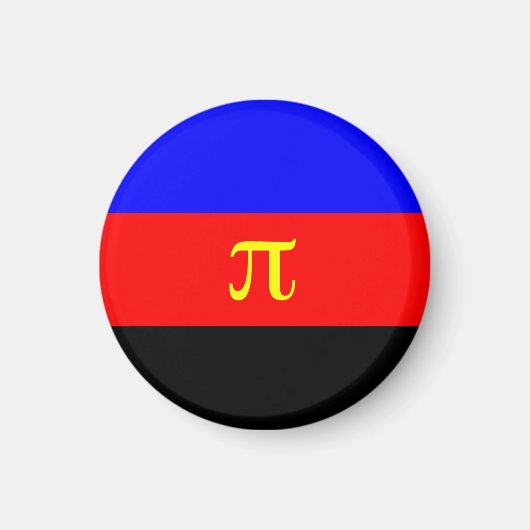 Polyamory-Stolperflagge Magnet (Vorne)