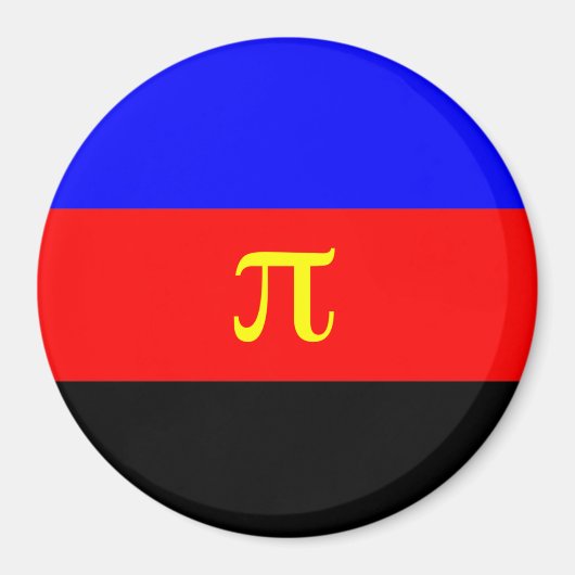 Polyamory-Stolperflagge Magnet (Vorne)