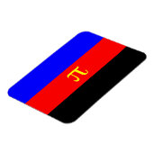 Polyamory-Stolperflagge Magnet (Linke Seite)
