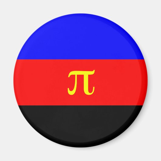 Polyamory-Stolperflagge Magnet (Vorne)