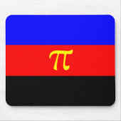 Polyamory-Stolperflagge Mousepad (Vorne)
