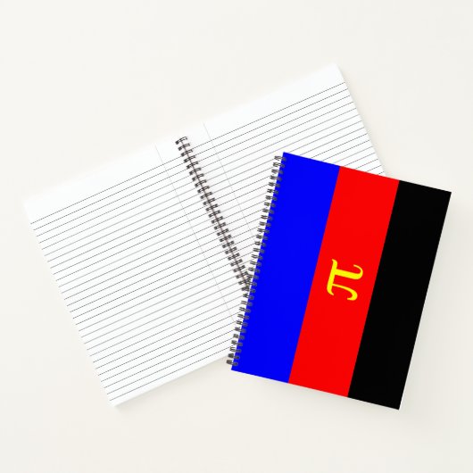 Polyamory-Stolperflagge Notizblock (Innenseite)