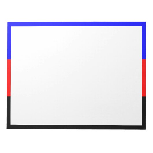 Polyamory-Stolperflagge Notizblock (Vorderseite)