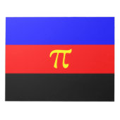 Polyamory-Stolperflagge Notizblock (Vorderseite)