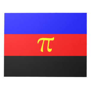 Polyamory-Stolperflagge Notizblock