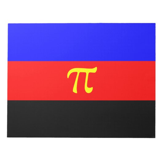 Polyamory-Stolperflagge Notizblock (Vorderseite)