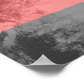 Polyamory-Stolperflagge Poster (Ecke)