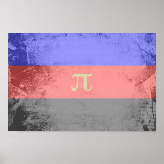 Polyamory-Stolperflagge Poster (Vorne)