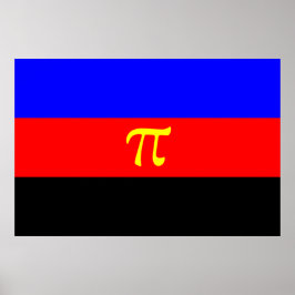 Polyamory-Stolperflagge Poster