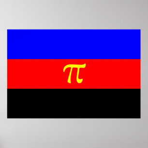 Polyamory-Stolperflagge Poster