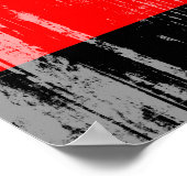 Polyamory-Stolperflagge Poster (Ecke)