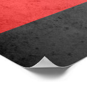 Polyamory-Stolperflagge Poster (Ecke)