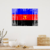 Polyamory-Stolperflagge Poster (Küche)