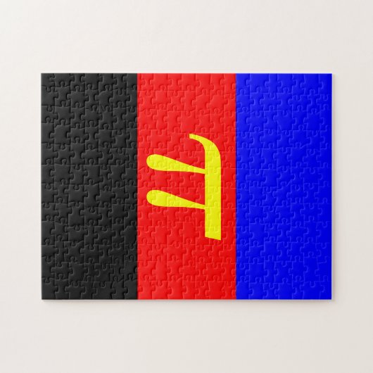 Polyamory-Stolperflagge Puzzle (Horizontal)