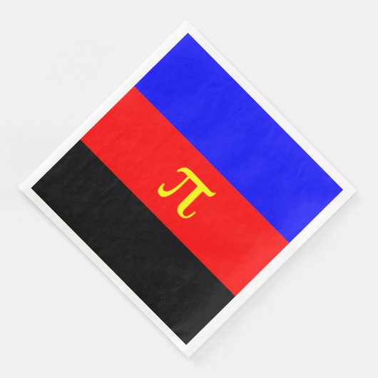 Polyamory-Stolperflagge Serviette (Ecke)