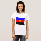 Polyamory-Stolperflagge T-Shirt (Vorne ganz)