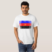 Polyamory-Stolperflagge T-Shirt (Vorne ganz)