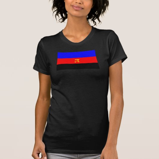 Polyamory-Stolperflagge T-Shirt (Vorderseite)