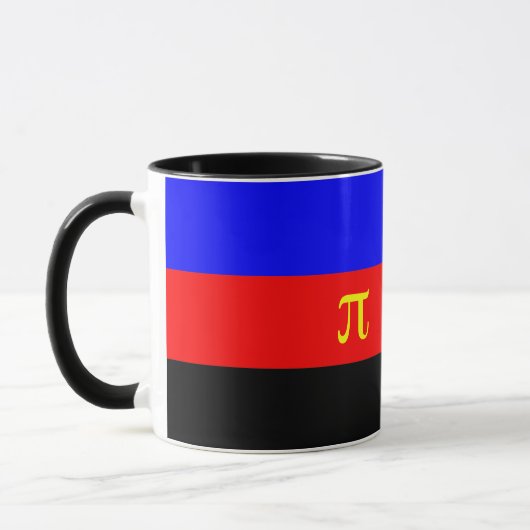Polyamory-Stolperflagge Tasse (Links)