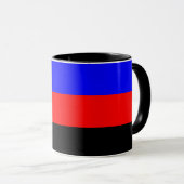 Polyamory-Stolperflagge Tasse (VorderseiteRechts)