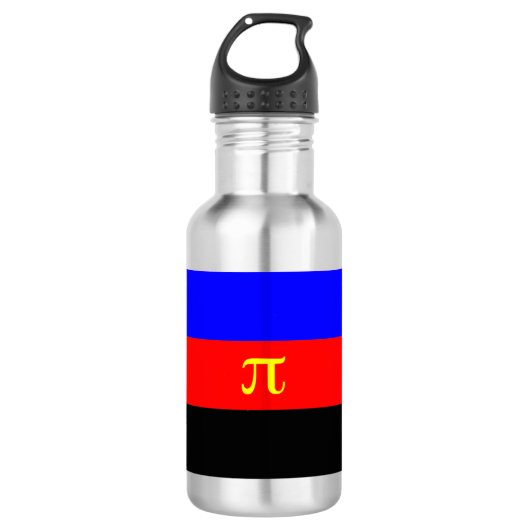 Polyamory-Stolperflagge Trinkflasche (Vorderseite)