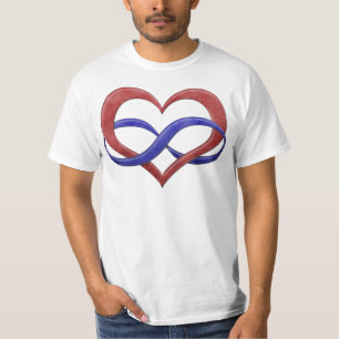 Polyamory Stolz-Unendlichkeits-Herz T-Shirt
